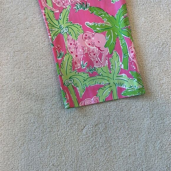 Lilly Pulitzer Pink and Green Capris - Picture 3 of 6